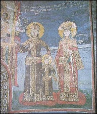 Emperor Dusan and Empress Jelena