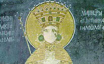 Queen Simonida, fresco - Gracanica